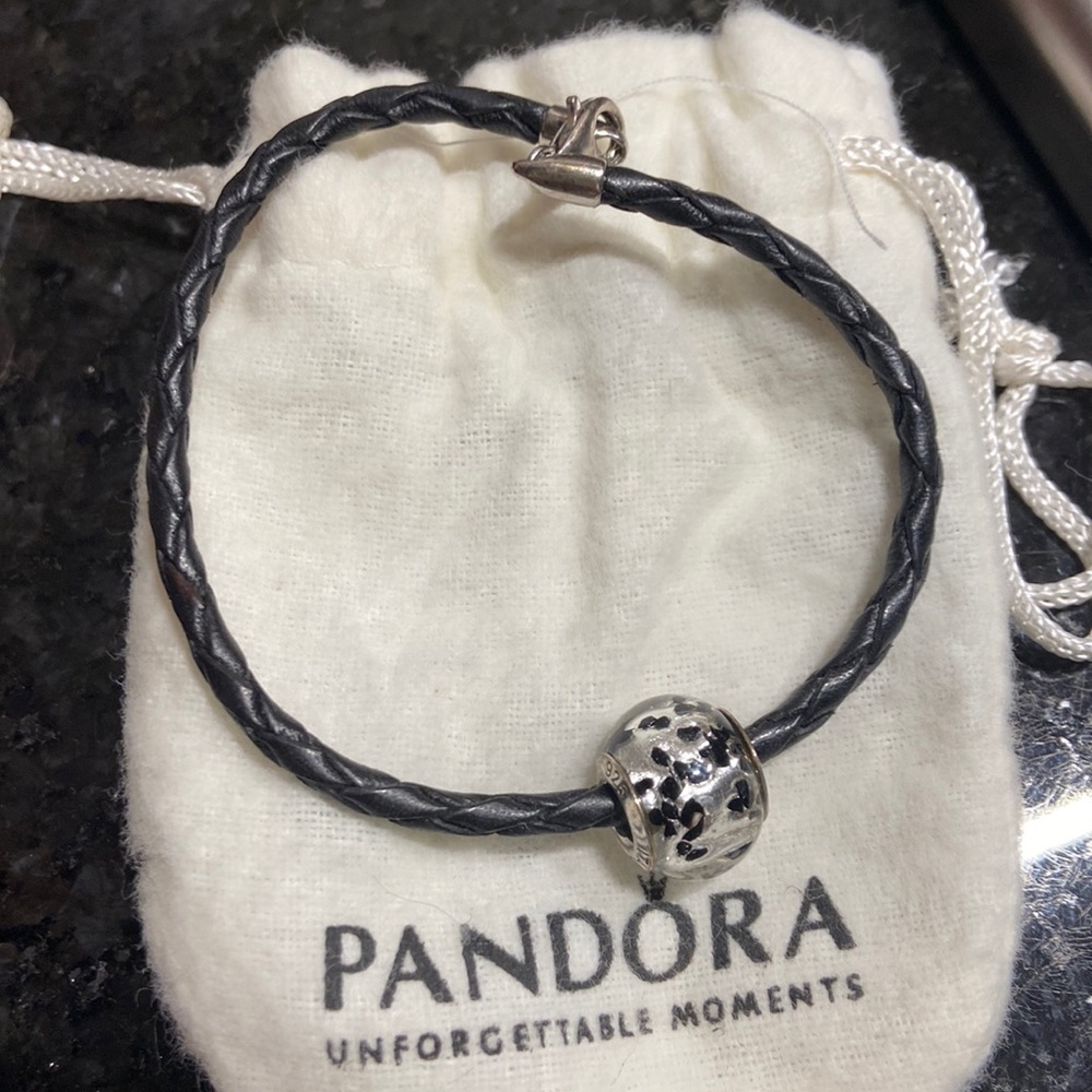 Pandora Black Cord Bracelet!